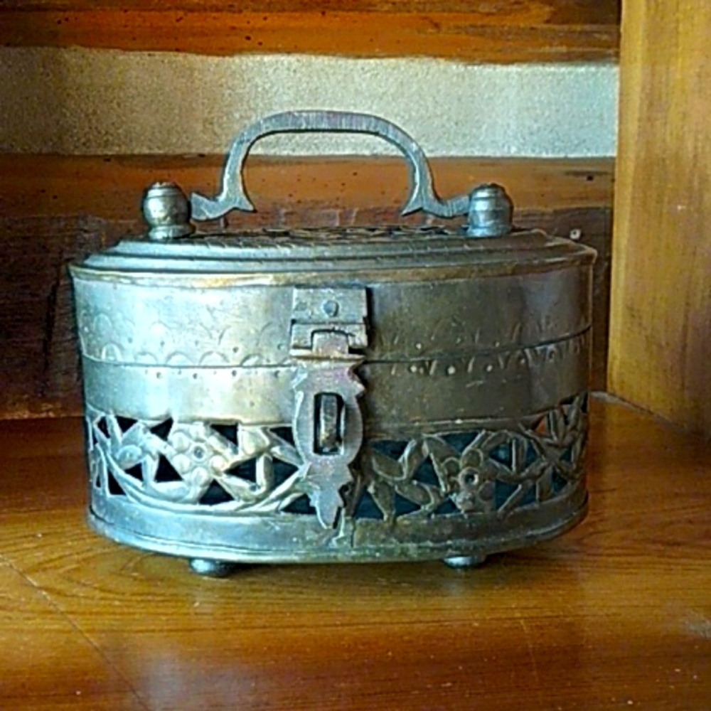 Vintage brass box.